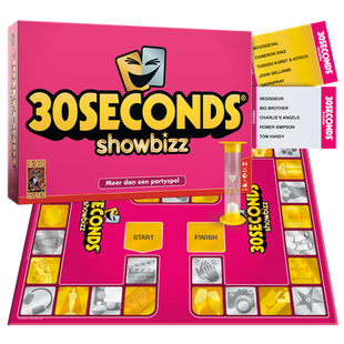 30 Seconds Showbizz - Bordspel (NL) - doos en spelinhoud
