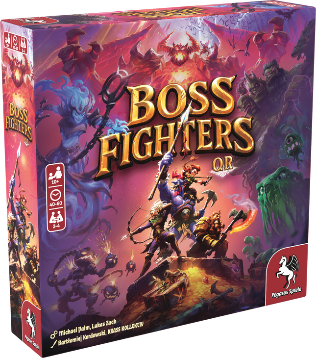 Boss Fighters QR - Engelse speldoos in 3D