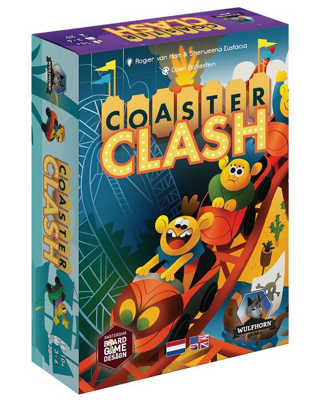 Coaster Clash! - Bordspel (NL) - 3D verpakking