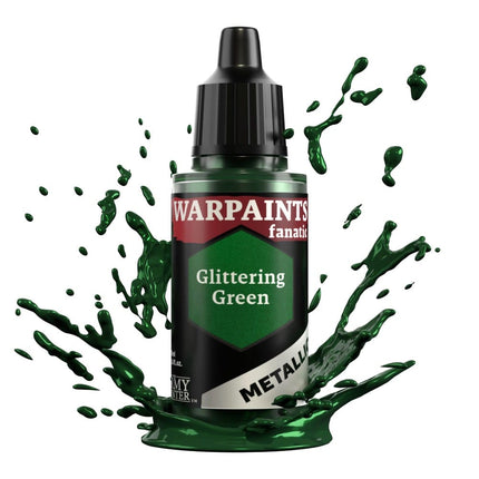 The Army Painter Warpaints Fanatic: Metallic Glittering Green (18ml) - Verf