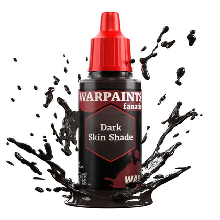 The Army Painter Warpaints Fanatic: Wash Dark Skin Shade (18 ml) – Farbe