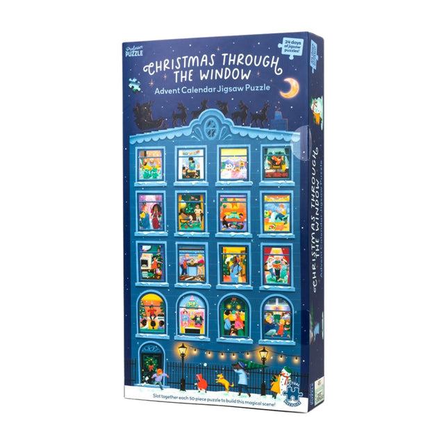 Christmas Through the Window: Jigsaw Advent Calendar - Adventskalender (ENG)
