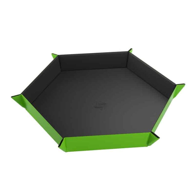 bordspel-accessoires-dice-tray-magnetic-hexagonal-groen