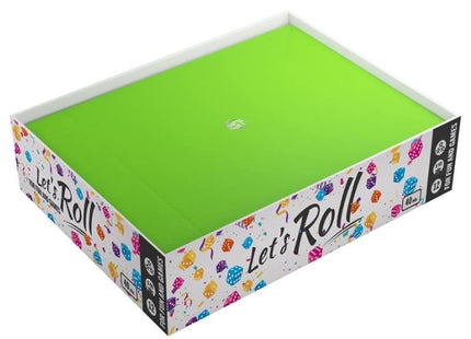 bordspel-accessoires-dice-tray-magnetic-rectangular-groen