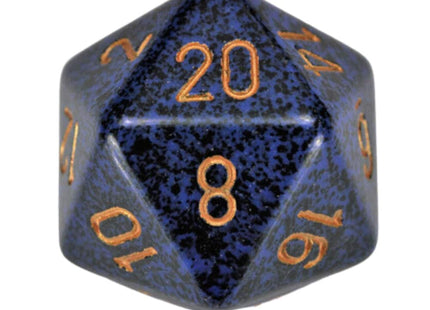 bordspel-accessoires-dobbelsteen-d20-golden-cobalt-34mm