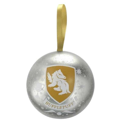 bordspel-merchandise-kerstbal-harry-potter-huffelpuff-and-necklace