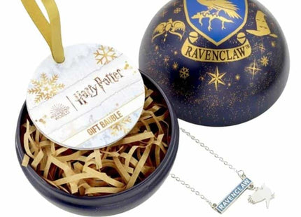 bordspel-merchandise-kerstbal-harry-potter-ravenclaw-and-necklace