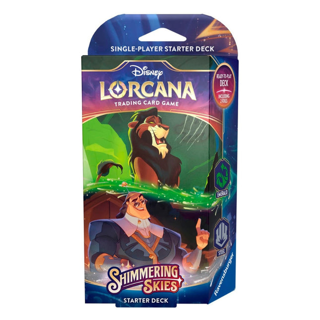 Disney Lorcana: Starter Deck Scar &amp; Kronk Set 5 – Sammelkartenspiel (ENG)