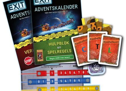 Exit Adventskalender: De Intergalactische Race - Escape Room Spellen (NL)