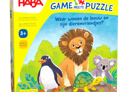 Game Meets Puzzle: Where Do the Lion and his Animal Friends Live? - Board Game