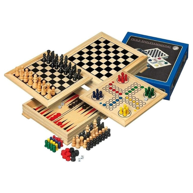 Wooden Game Collection: Travel Version - Board Game