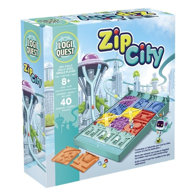 Logiquest: Zip City - Puzzelspel