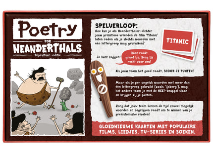 Poetry for Neanderthals: Pop Culture Edition - Kaartspel (NL)