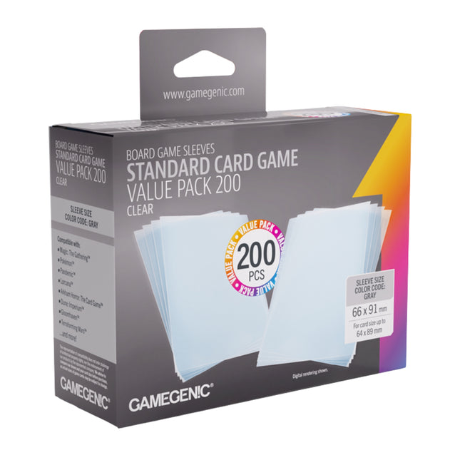Board Game Matte Sleeves 'Value Pack Standard' 66 x 91 mm (200ST) - Accessoires