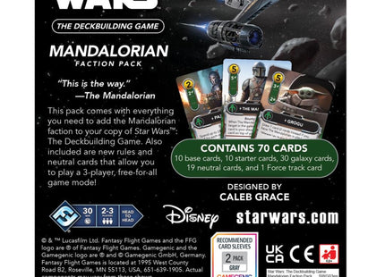 Star Wars: The Deckbuilding Game Mandalorian Faction Pack uitbreiding (ENG)