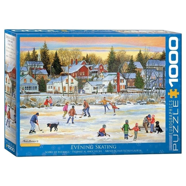 legpuzzel-patricia-bourque-evening-skating-1000-stukjes