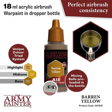 miniatuur-verf-the-army-painter-air-barren-yellow-18-ml