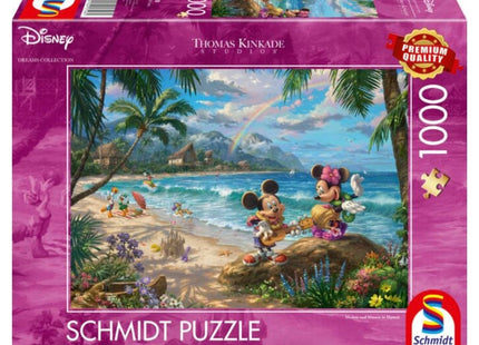 puzzel-thomas-kinkade-disney-dreams-minnie-mickey-hawaii