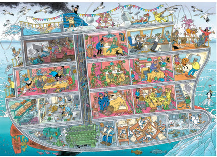 Jan van Haasteren: Cruiseschip (1000 stukjes) - Puzzel