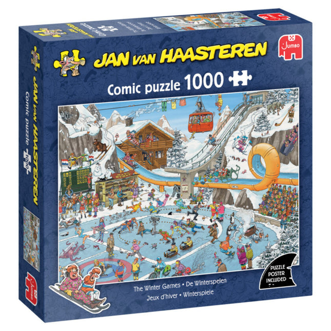 Jan van Haasteren: De Winterspelen (1000 stukjes) - Puzzel
