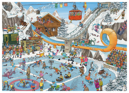 Jan van Haasteren: De Winterspelen (1000 stukjes) - Puzzel