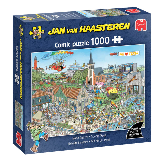 Jan van Haasteren: Rondje Texel (1000 stukjes) - Puzzel