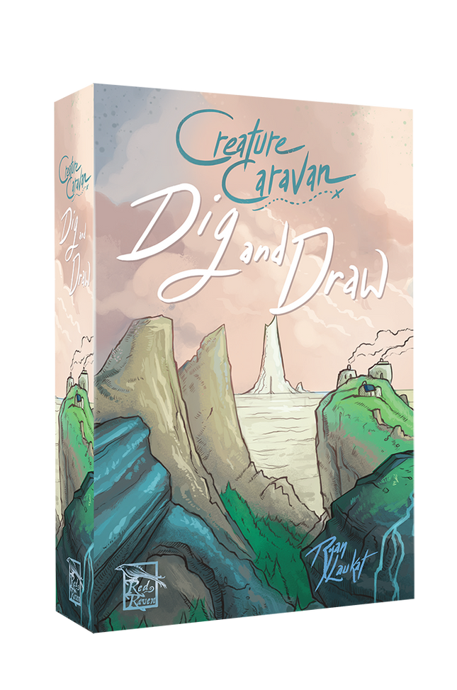 Creature Caravan: Dig & Draw - Bordspel (ENG) - 3D speldoos