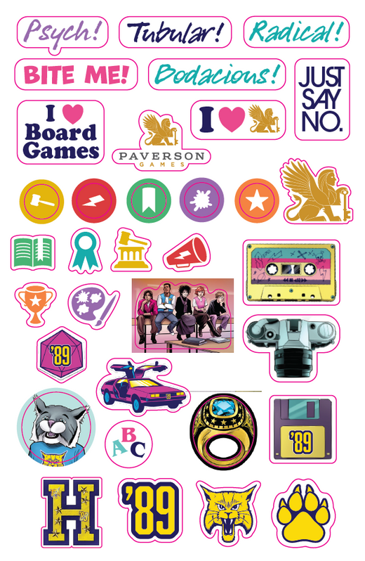 Class of '89: Sticker Sheet - Accessoires [PRE ORDER]