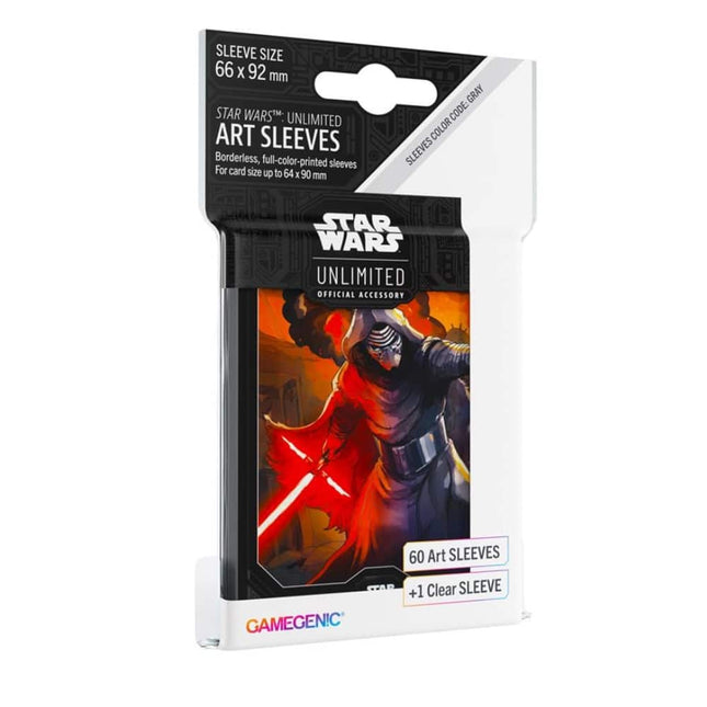 trading card games star wars unlimited art sleeves kylo ren