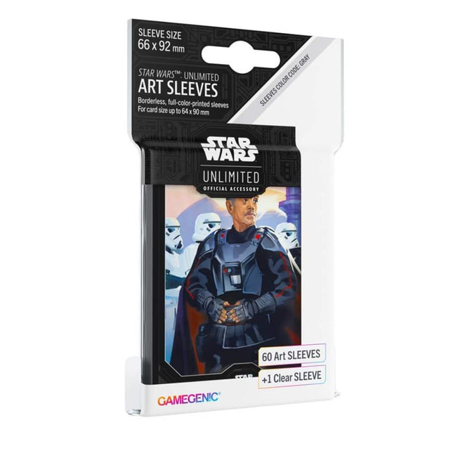 trading card games star wars unlimited art sleeves moff gideon